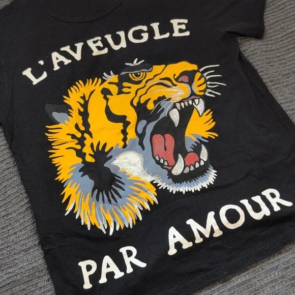 Authentic Gucci Par Amour Tiger Shirt Size S - Picture 2 of 3